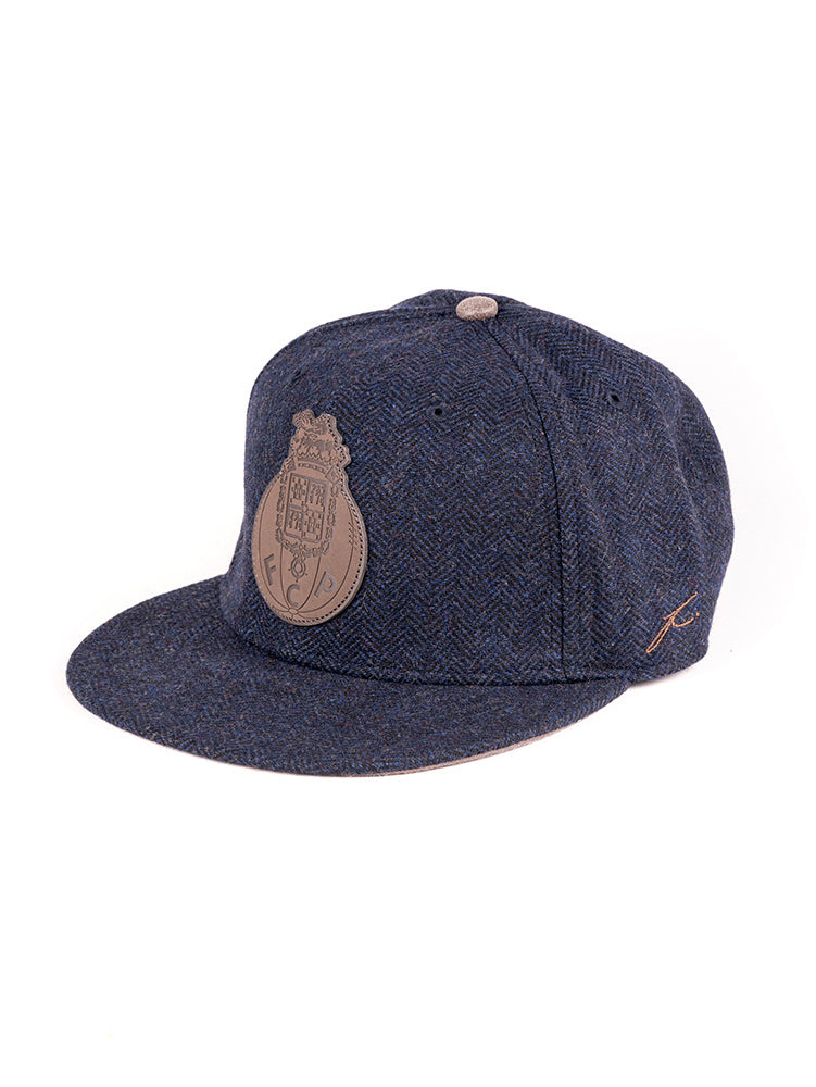 Blue and Brown Wool Cap